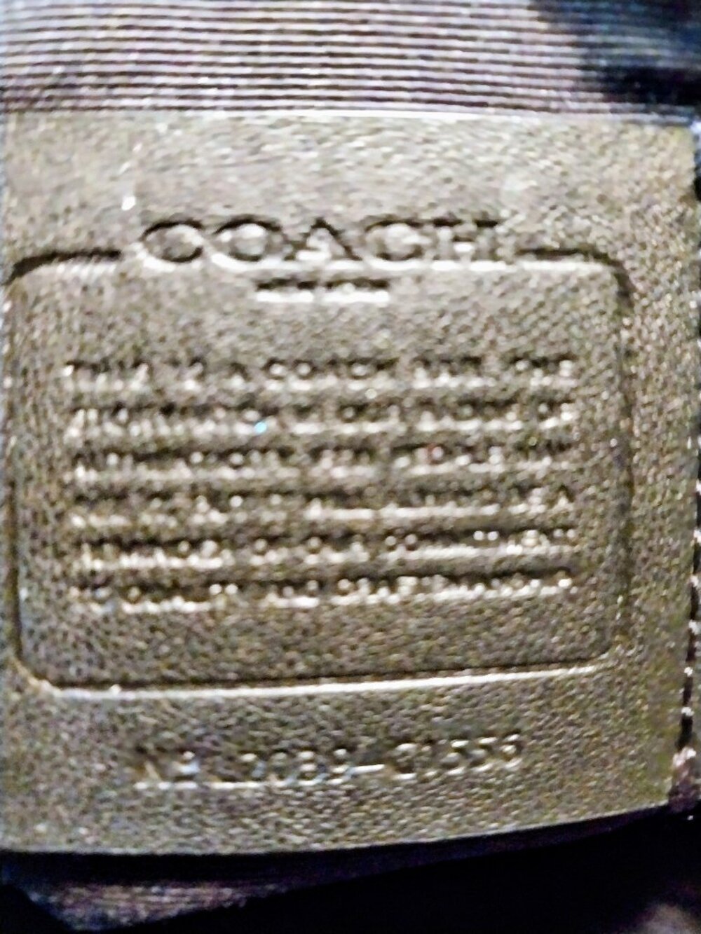 Coach Mini Rowan File Women's Crossbody, Black Saffiano Leather C1556 11X10X3 - Picture 6 of 10